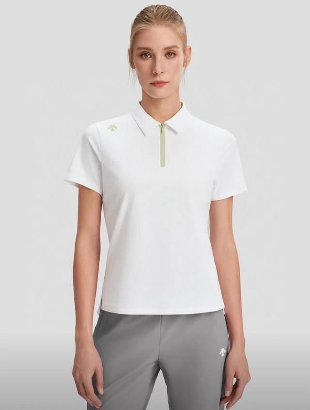 Original replica Descente Ss25 official women's short-sleeved Polo shirt golf co