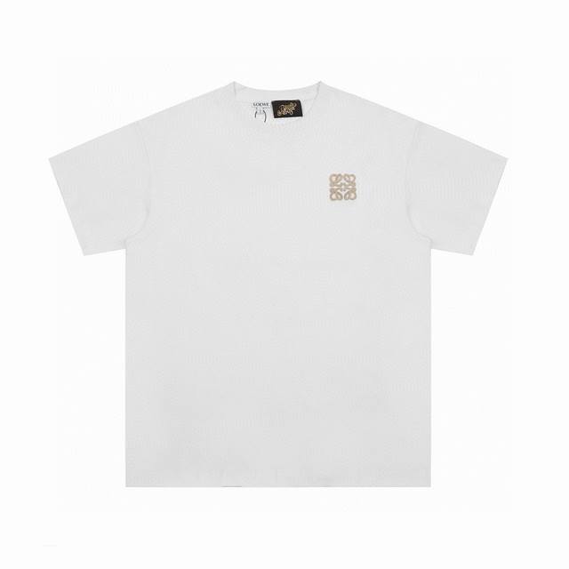 Top OEM quality Loewe 25Ss classic cotton Logo short-sleeved T-shirt No need for