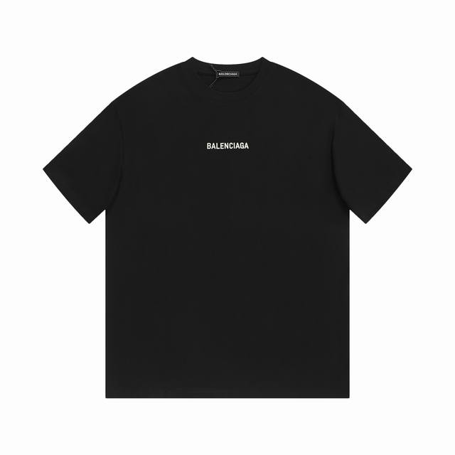 Balenciaga short-sleeved Fabric: 240g double yarn high-density cotton fabric - C