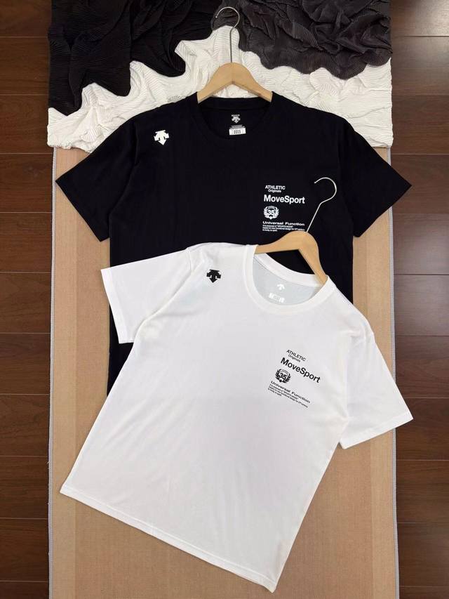 Descente Comprehensive Training Series Casual Round Neck Short Sleeve T-shirt -