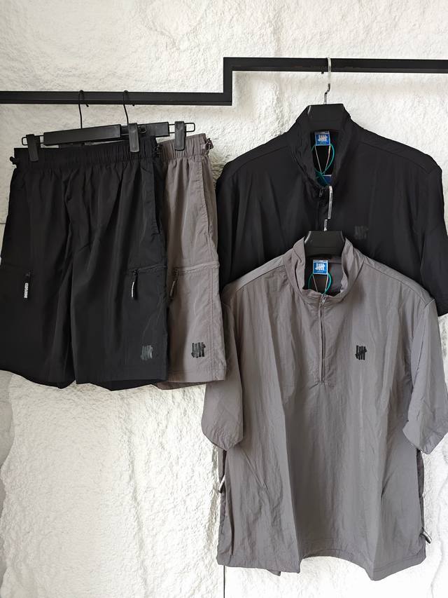 Clothes Shorts Undefeated Ss Five-bar Classic Five-bar Retro Sports Solid Color