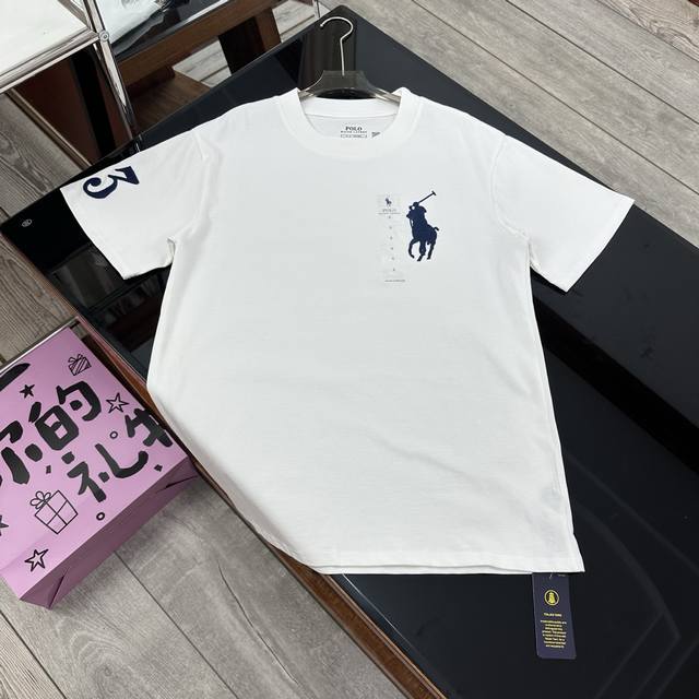 Ralph Lauren classic embroidered round neck basic short-sleeved T-shirt for men