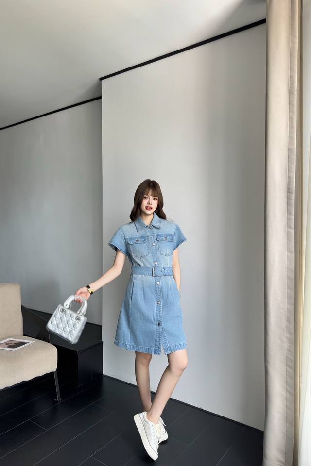 New arrival Christian Dio* Dior 2025Ss new nostalgic series distressed effect pl