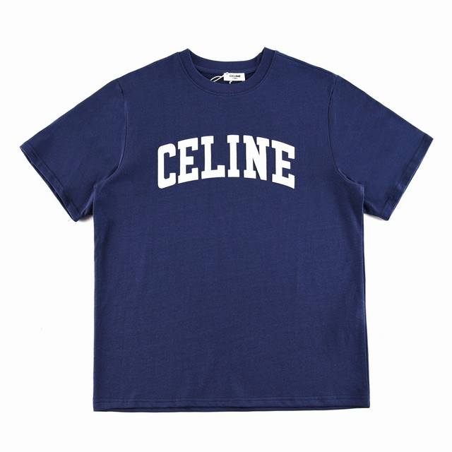 for Celine Ss printed retro T-shirt short sleeves add sports retro elements to t