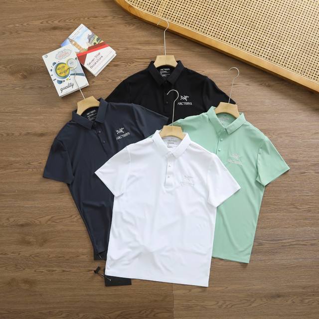 Carefully selected goods! Arc'teryx new men's lapel short-sleeved Polo shirt! Si