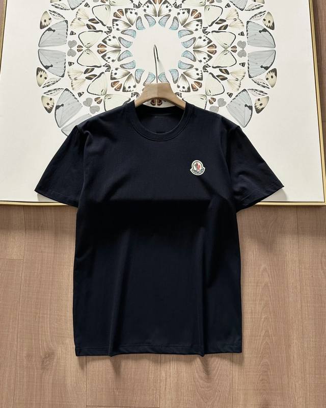 Moncler classic small logo men's short-sleeved classic embroidered 9-color Logo
