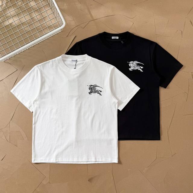 Burberry 3D Warhorse print round neck short sleeves Burberry official website Zp