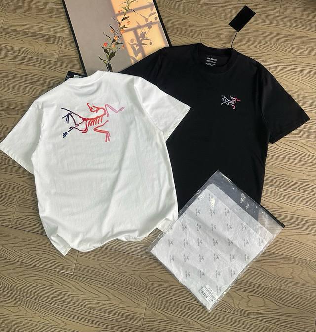 Arc'teryx 24S colorful gradient print new big bird logo on the back loose unisex