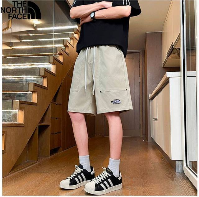 Overseas version 25Ss new The North Face summer new style, unisex elastic waist