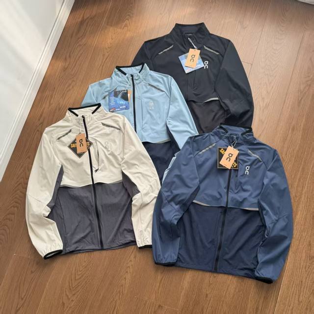 The same style as On's counter ~ On's second-generation Weather Jacket 2, a new