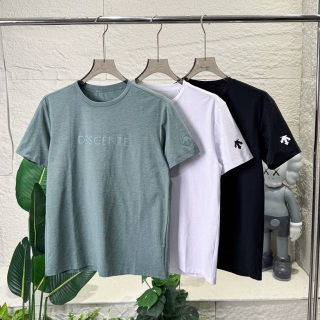 Descente men's quick-drying short-sleeved T-shirt, outdoor sports short-sleeved