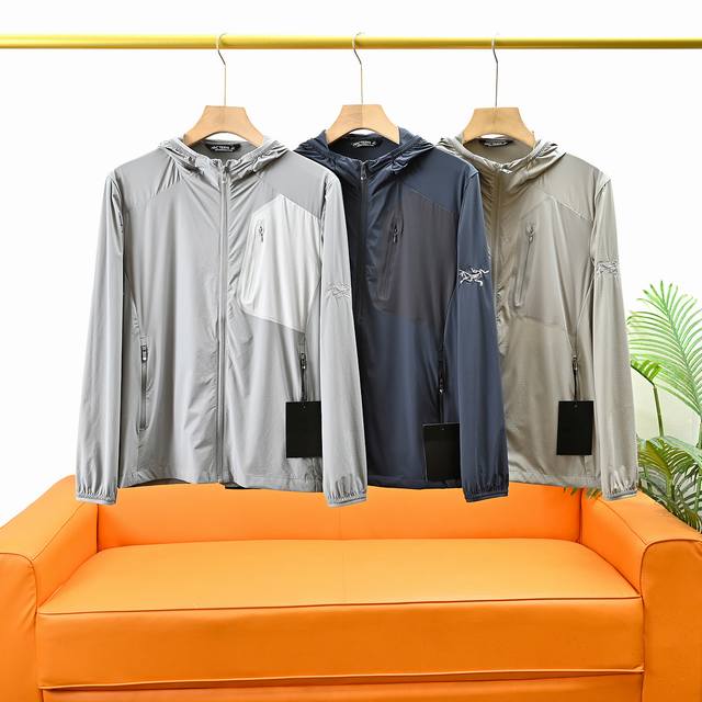 Arc'teryx 25th summer new embroidered men's outdoor leisure quick-drying hooded