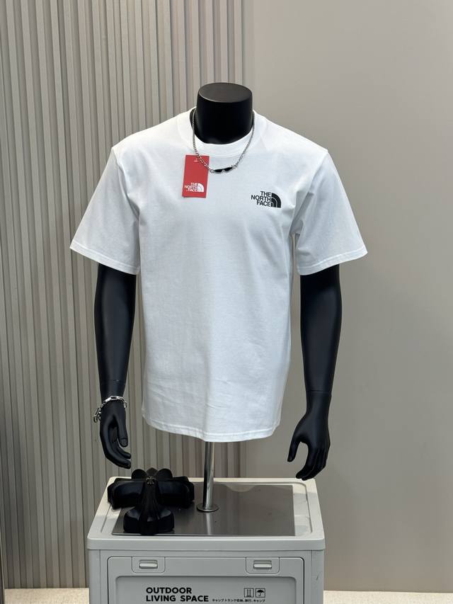 The North Face 25Ss Tnf Back Bicycle Printed Short-sleeved T-shirt for Couples A