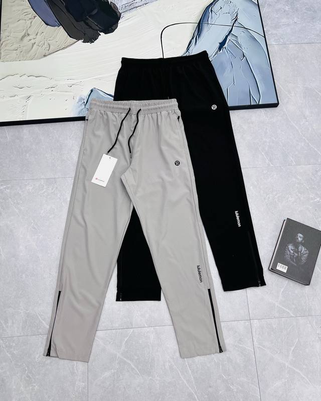 Lulu Lulu trouser leg zipper quick-drying sports trousers Today I bring you a tr