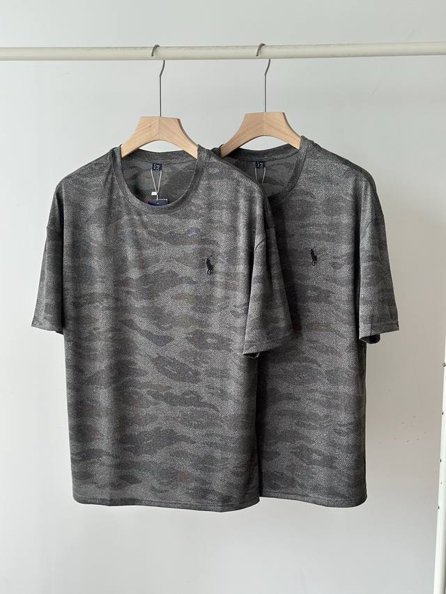 Ralph Lauren Summer Dark Camouflage Short Sleeve T-shirt 2025 Ralph Lauren Early