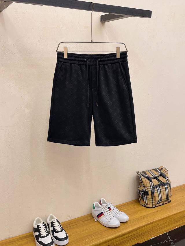 Louis Vuitton, 25Ss latest summer Lv monogram full print logo casual shorts shor