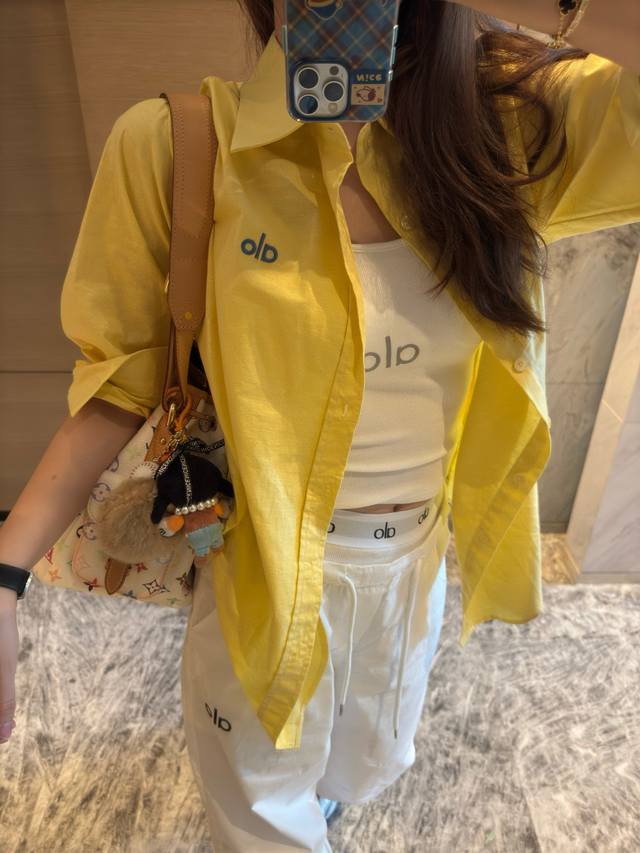 25Ss new linen button shirt with letter embroidery logo is perfect for summer, i