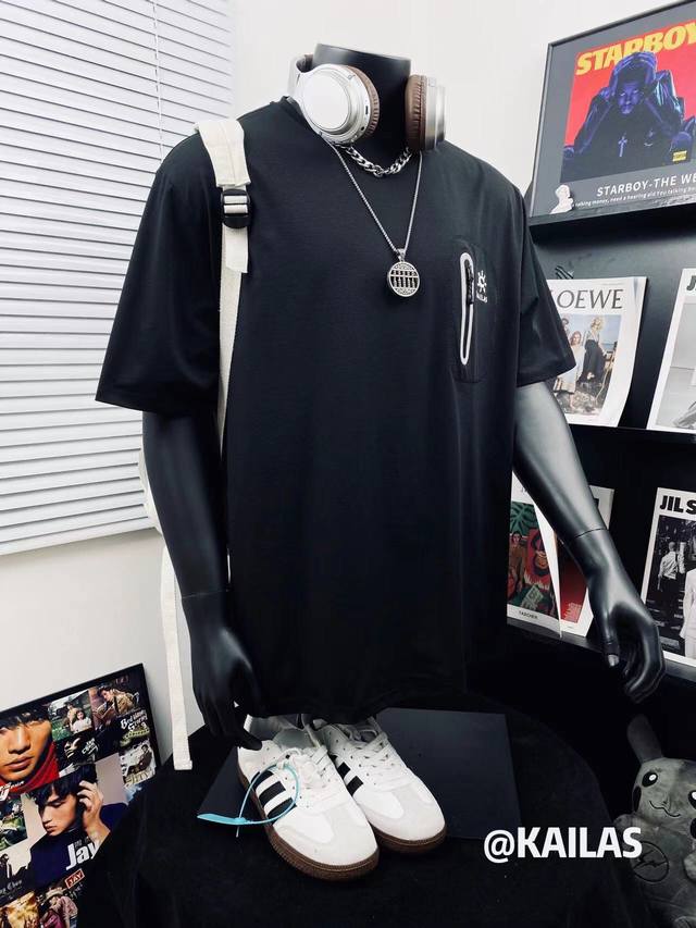 Kailas high version 3M reflective bag heavy offset printing casual short-sleeved