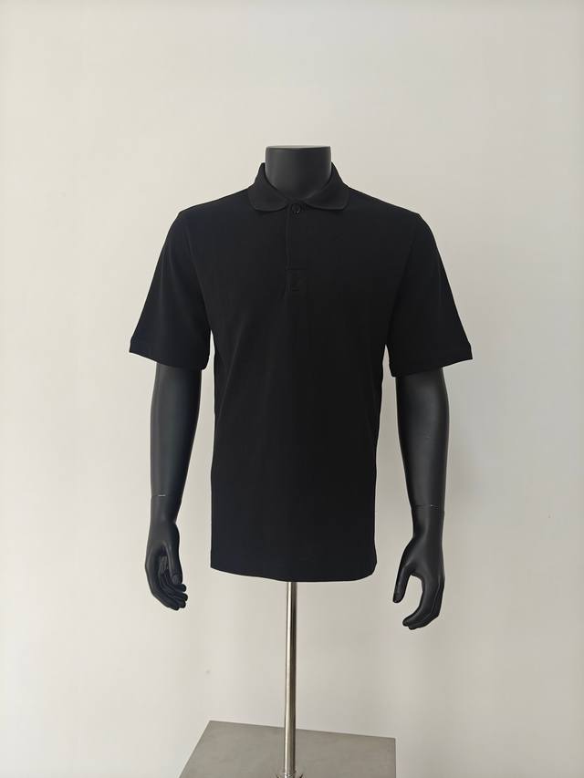 Burberry Bbr striped pattern embellished with equestrian knight logo Polo shirt