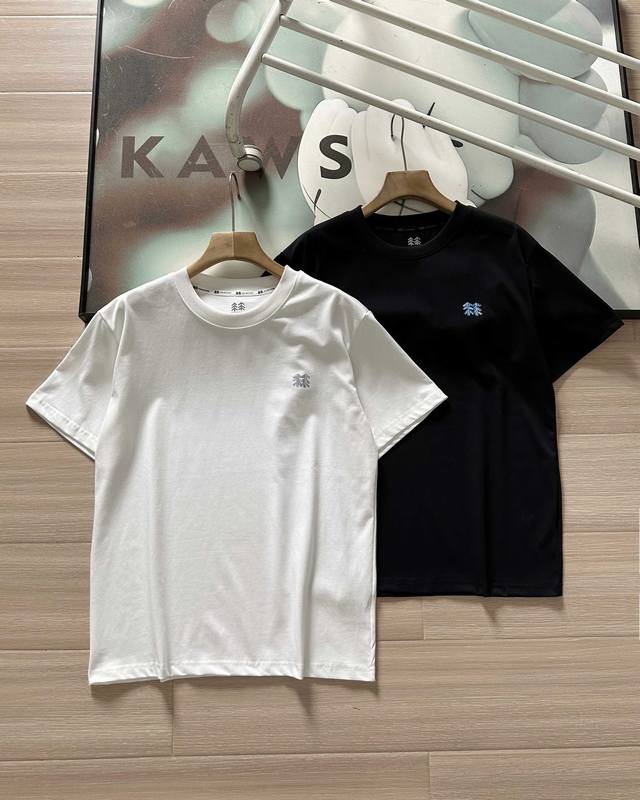 Authentic Kolon Sport Ink-splashing Artist Joint Short 25Ss Sleeve Round Neck T-