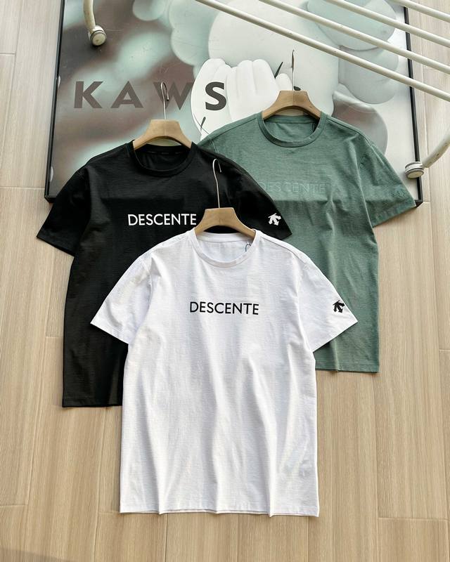 New Descente 25th summer comfortable breathable casual new short-sleeved T-shirt