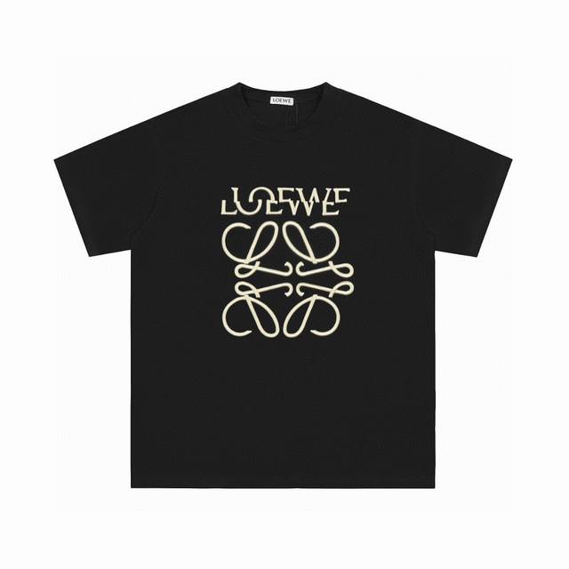 Top OEM quality Loewe 25Ss classic embroidered T-shirt short sleeve No need for
