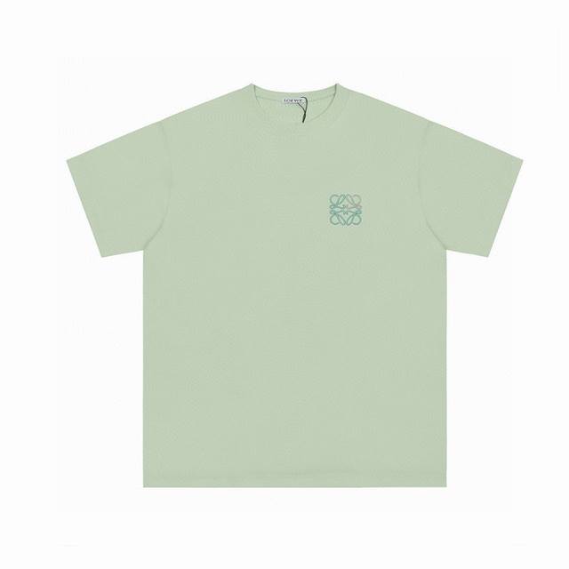 Top OEM quality Loewe 25Ss classic embroidered T-shirt short sleeves No need for
