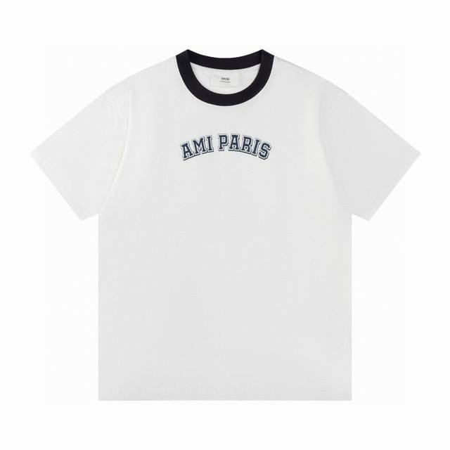 Market first quality Ami Amy 2025Ss summer new micro-label short-sleeved T-shirt