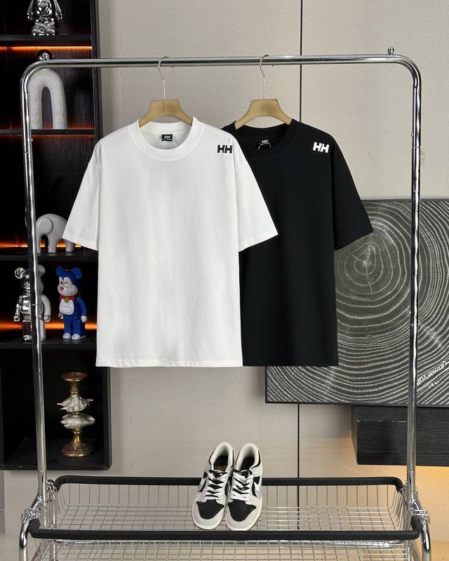 Helly Hansen 25Ss new summer couple short-sleeved T-shirt with letter logo on th