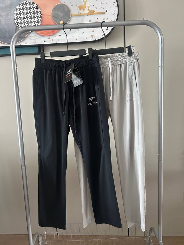 New Arc'teryx outdoor four-way stretch casual quick-drying trousers black gray a