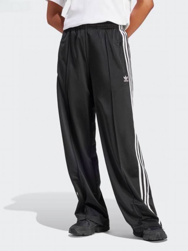 New 10,000-needle embroidery Adidas Trefoil sports trousers dark blue navy blue