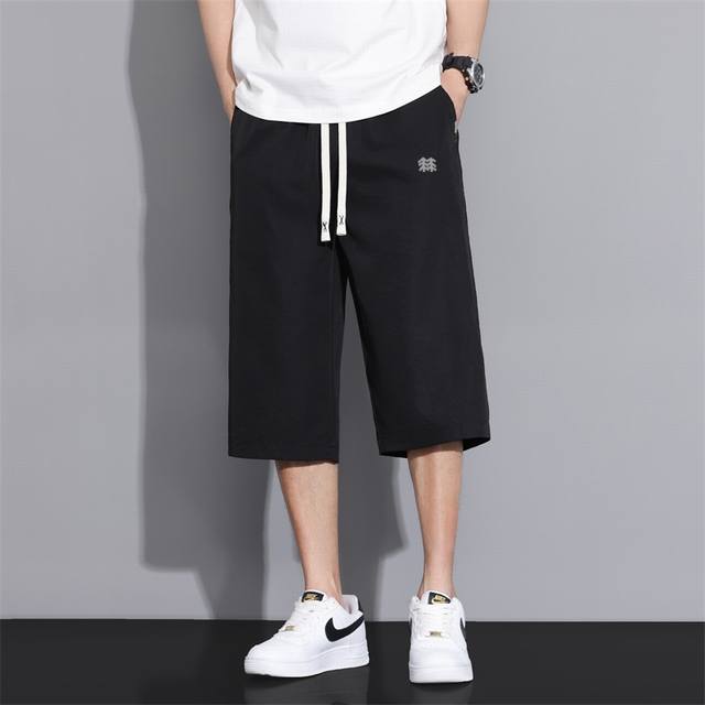Kolon overseas limited edition casual pants, 25Ss new summer cropped pants this