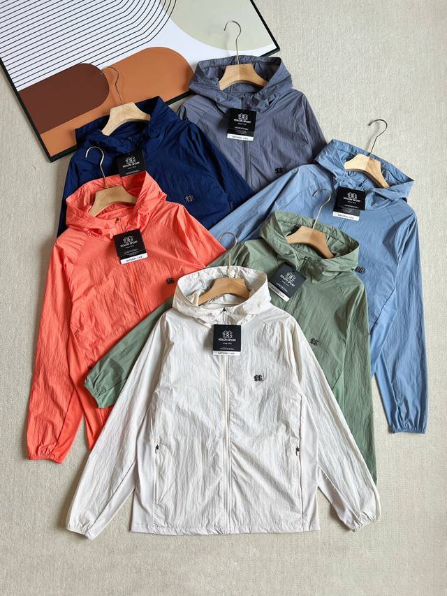 for Kolon Sport Air Light Windproof Jacket for Men and Women Outdoor Waterproof