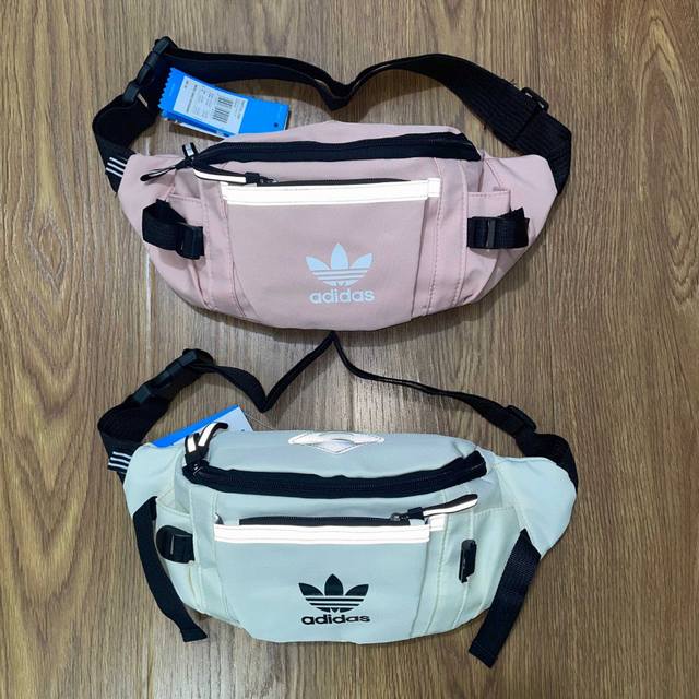 Adidas Adidas clover 3M reflective strip multifunctional sports leisure waist ba