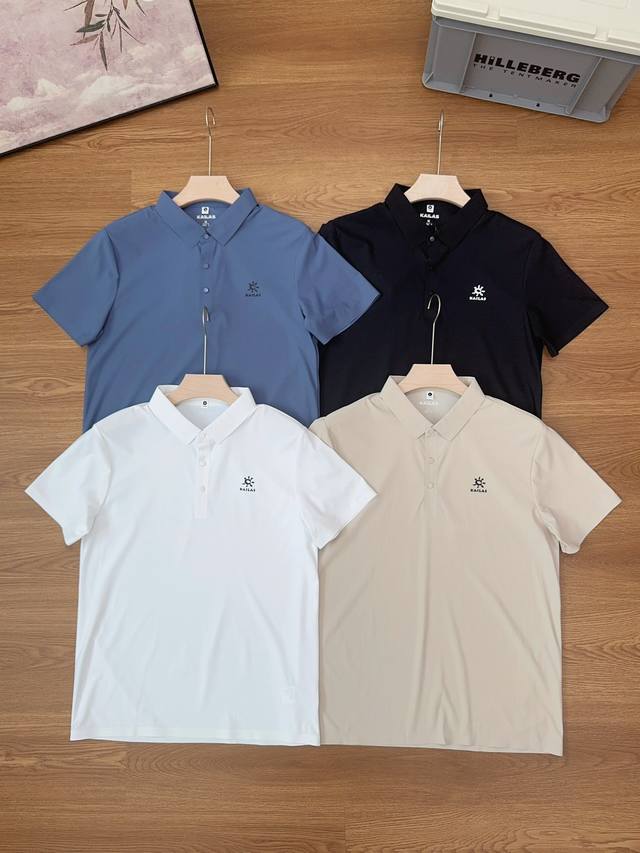 Kaleshixia men's and women's sports casual lapel short-sleeved Polo shirt T-shi