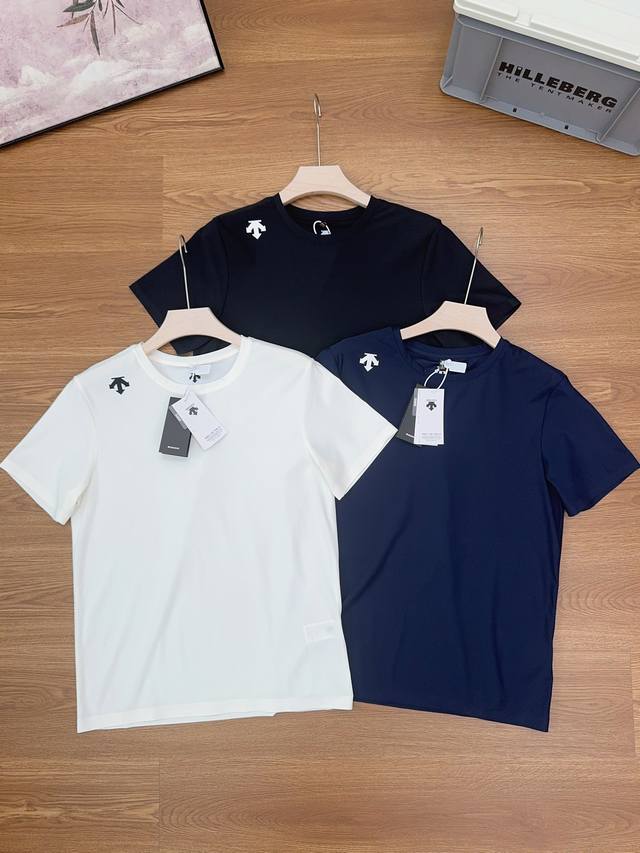 Descente three-color summer official sports quick-drying short-sleeved T-shirt