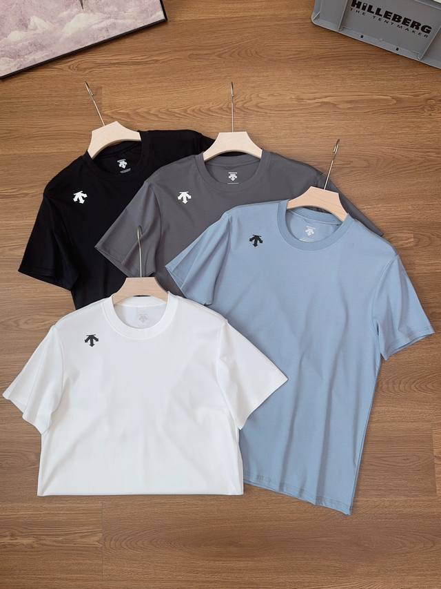Descente 25 new summer daily commuting short sleeves three-dimensional cutting,