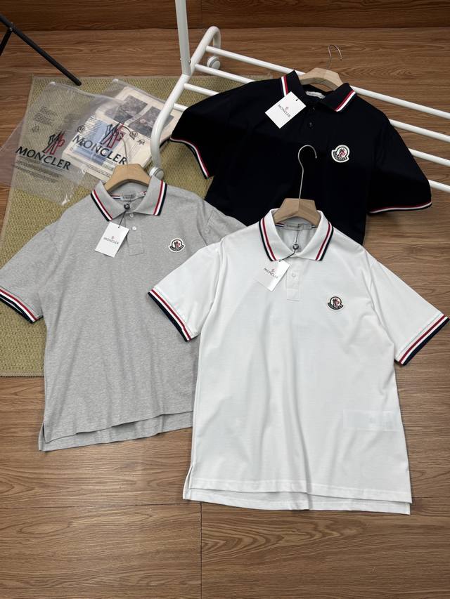 Moncler classic small logo icon Polo shirt short-sleeved T-shirt Zp quality 1:1
