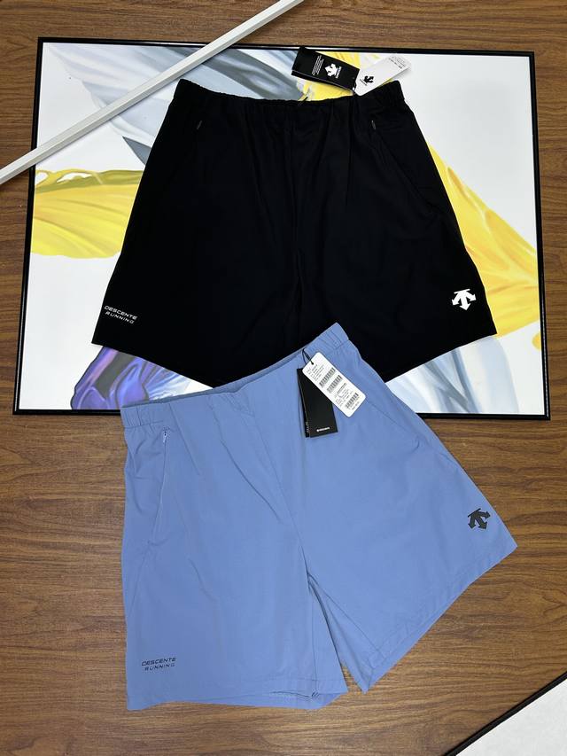 control, Descente men's shorts, casual sports shorts, beach shorts, Descente Run
