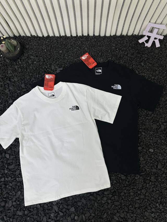 The North Face 25Ss Tnf back mountain pattern printed round neck short-sleeved T