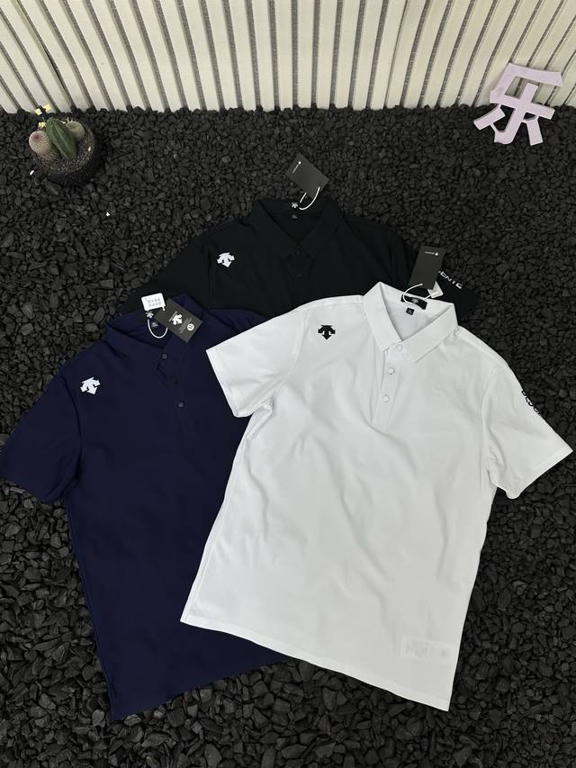 Descente High-quality New Summer Golf Series Cool T-shirt Short-sleeved Polo Shi