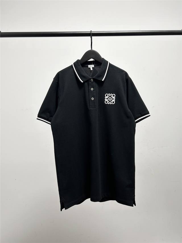 High version, very good quality! Loewe classic embroidered logo men's polo shirt