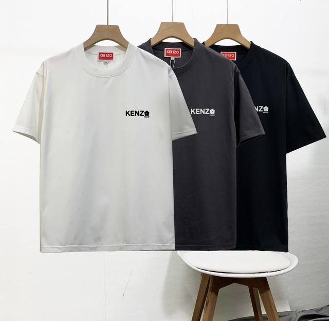 High quality Kenzo new closet couple round neck short-sleeved T-shirt, closet sy
