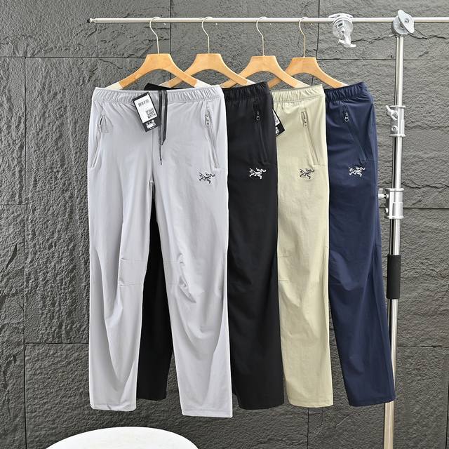 Arc'teryx Summer Men's Outdoor Embroidered Woven Quick-Drying Triple-Proof Trous