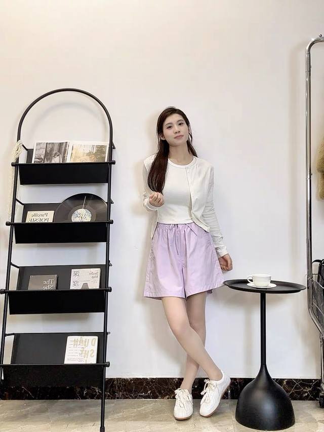 Flia2025 New women's short skirt, culottes and two-piece pants. Fashionable and