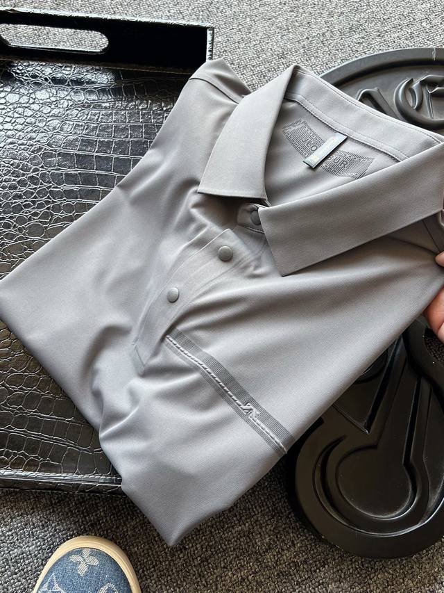 top luxury Polo shirt! Popular hit! J.Lindeberg high-end seamless short-sleeved