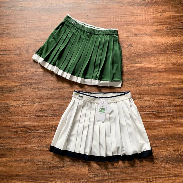Lacoste French Crocodile Women's Spring/Summer 25 New Fashion Sports Tennis Skir