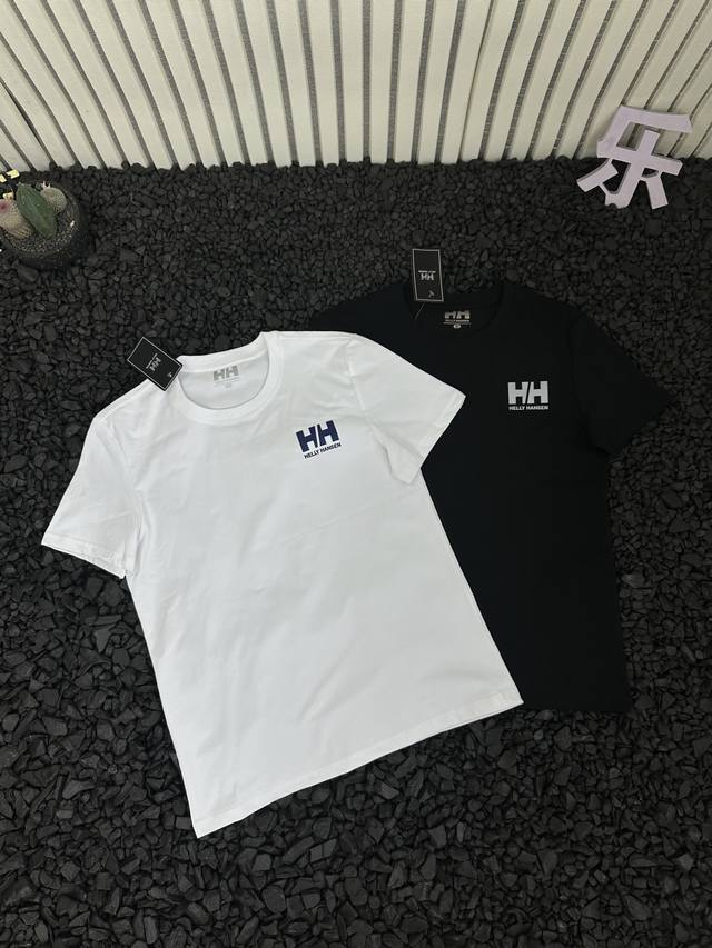 Helly Hansen 25Ss new summer style chest Hh letter pattern printed three-proof d