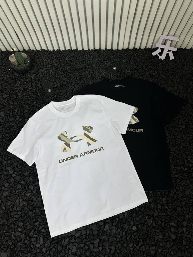 Under Armour Ua summer new chest camouflage logo pattern print daily commuting l