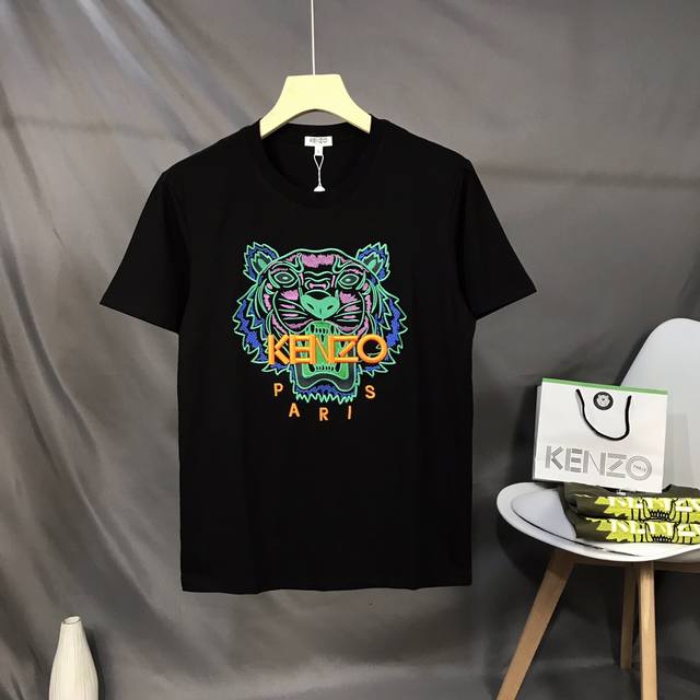 High quality New Takata Ken tiger head couple style letter tiger head short-slee